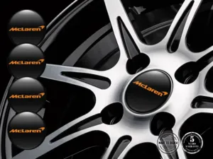 McLaren Ruota Decalcomanias Stile Badge Silicone Esclusivo